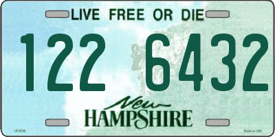 NH license plate 1226432