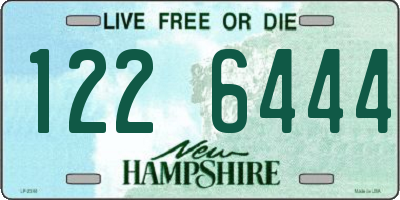 NH license plate 1226444