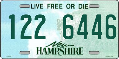 NH license plate 1226446