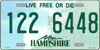NH license plate 1226448