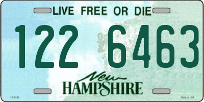 NH license plate 1226463
