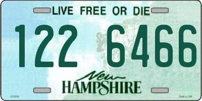NH license plate 1226466