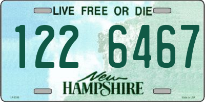 NH license plate 1226467