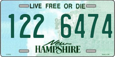 NH license plate 1226474
