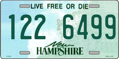 NH license plate 1226499