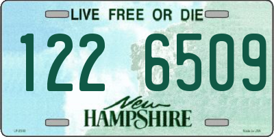 NH license plate 1226509