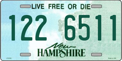 NH license plate 1226511