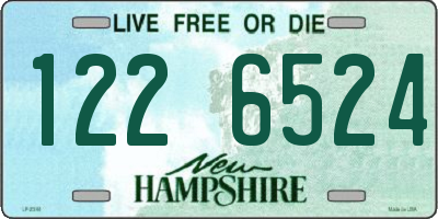 NH license plate 1226524