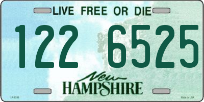 NH license plate 1226525