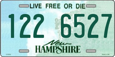 NH license plate 1226527