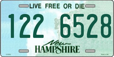 NH license plate 1226528
