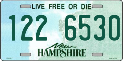 NH license plate 1226530