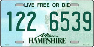 NH license plate 1226539