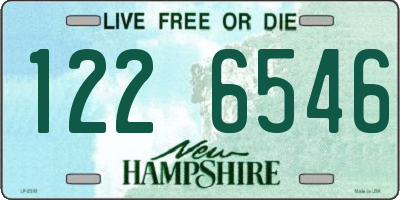 NH license plate 1226546