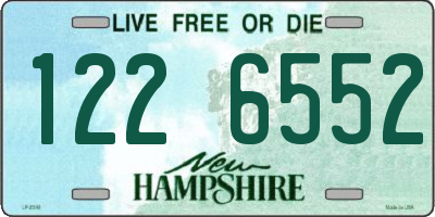 NH license plate 1226552