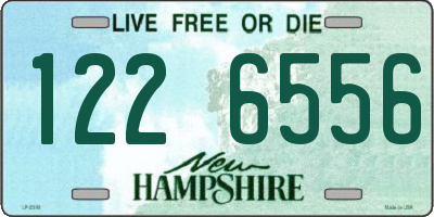 NH license plate 1226556