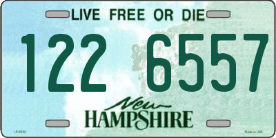 NH license plate 1226557