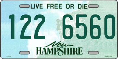 NH license plate 1226560
