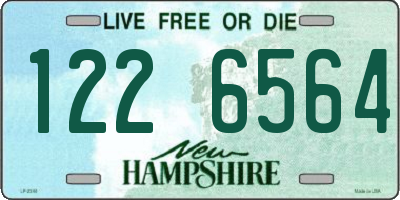 NH license plate 1226564