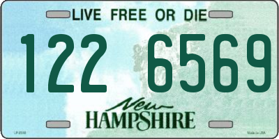NH license plate 1226569