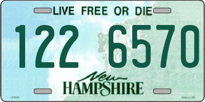 NH license plate 1226570