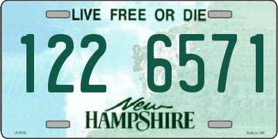 NH license plate 1226571