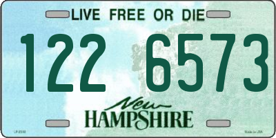 NH license plate 1226573