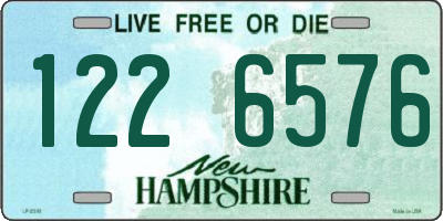 NH license plate 1226576