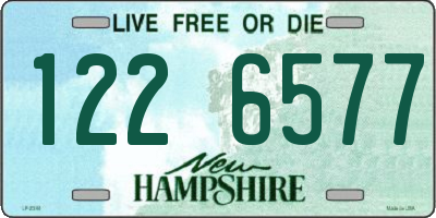 NH license plate 1226577