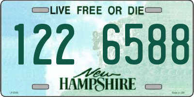 NH license plate 1226588