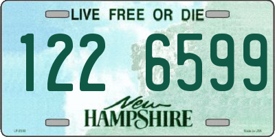 NH license plate 1226599