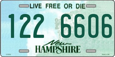 NH license plate 1226606