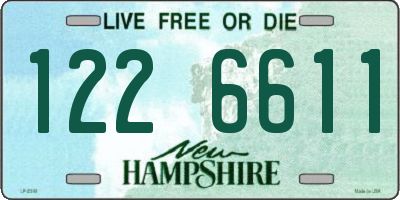 NH license plate 1226611