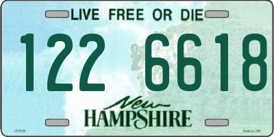NH license plate 1226618