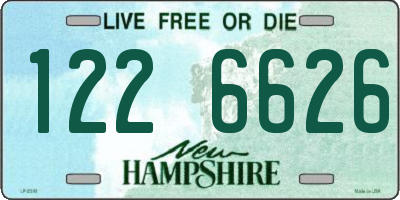 NH license plate 1226626