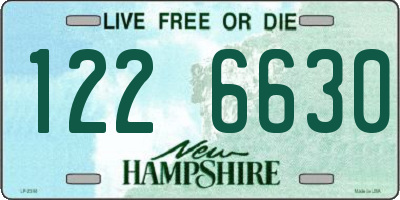 NH license plate 1226630