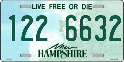 NH license plate 1226632