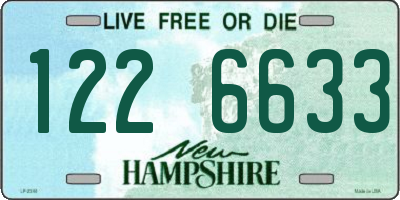 NH license plate 1226633