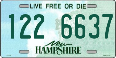 NH license plate 1226637