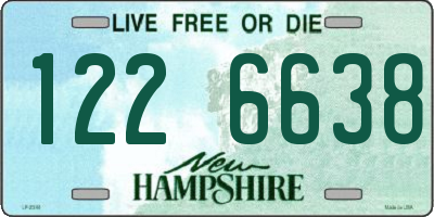 NH license plate 1226638