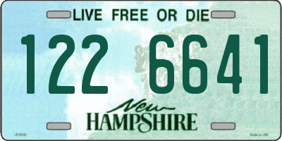 NH license plate 1226641