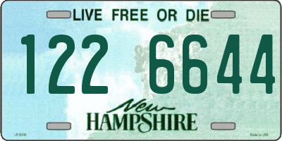 NH license plate 1226644