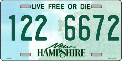 NH license plate 1226672