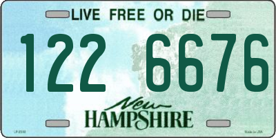 NH license plate 1226676
