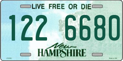 NH license plate 1226680