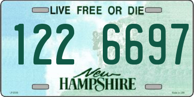 NH license plate 1226697