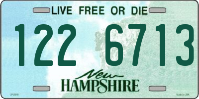 NH license plate 1226713