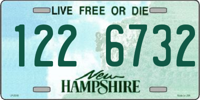 NH license plate 1226732