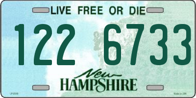 NH license plate 1226733