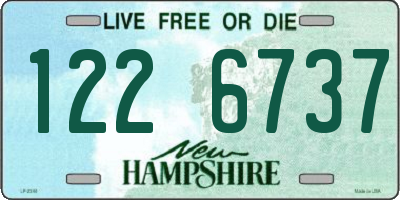 NH license plate 1226737
